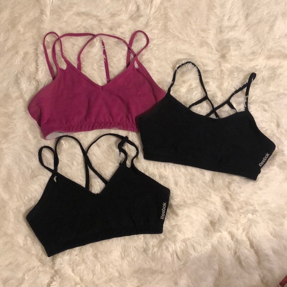 Reebok Other - Set of 3 Reebok Sports Bras Size Medium
